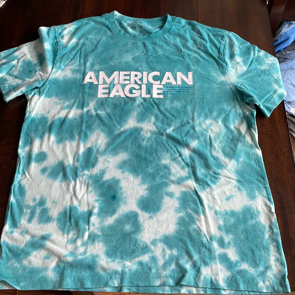 2 American Eagle Tie Dye T-shirts (mens Med) - Picture 2 of 4